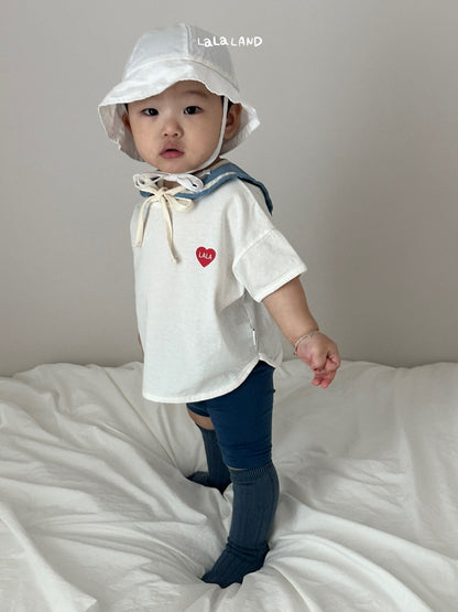 【PREORDER受付終了、ご希望はお問い合わせください。】25.Baby Heart Trim T-shirt