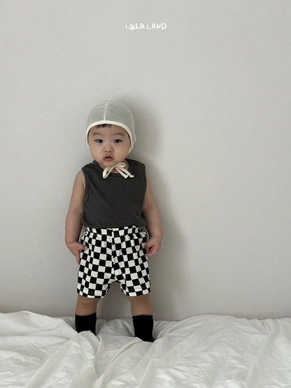 【PREORDER受付終了、ご希望はお問い合わせください。】37.Baby Checkerboard Shorts