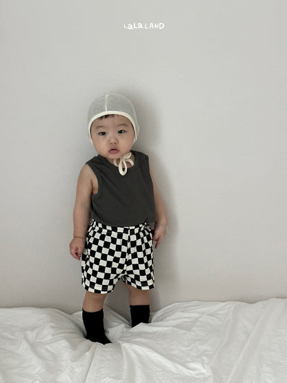 【PREORDER受付終了、ご希望はお問い合わせください。】37.Baby Checkerboard Shorts