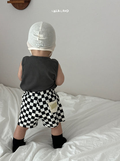 【PREORDER受付終了、ご希望はお問い合わせください。】37.Baby Checkerboard Shorts