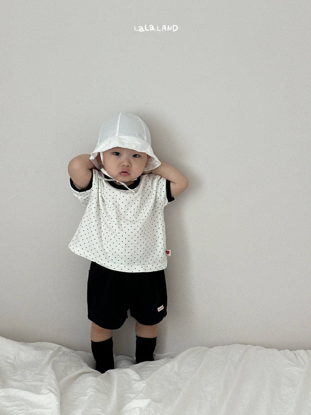 【PREORDER受付終了、ご希望はお問い合わせください。】31.Baby Heart Dot T-shirt