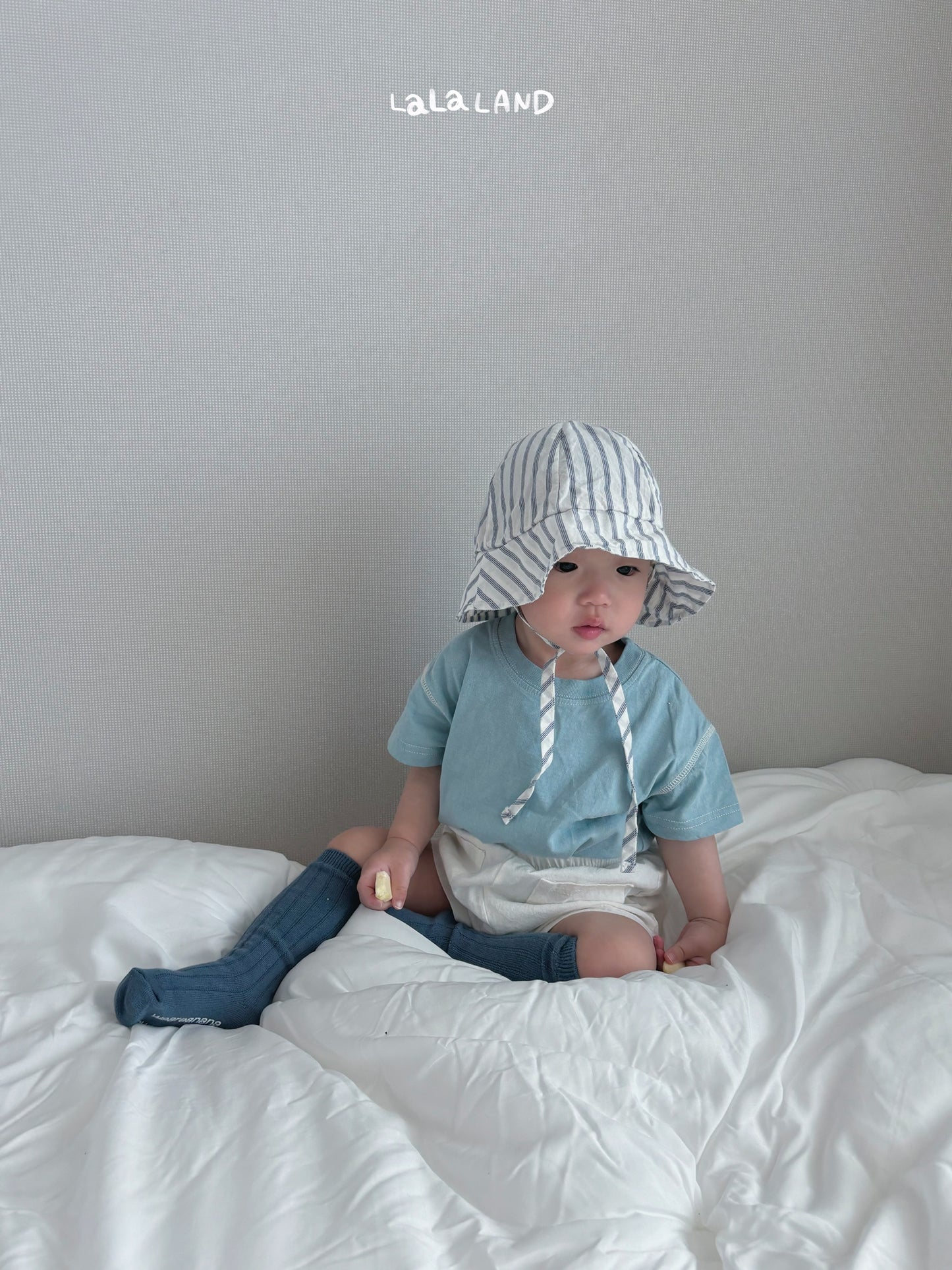 【PREORDER受付終了、ご希望はお問い合わせください。】30.Baby Color Block Point T-shirt