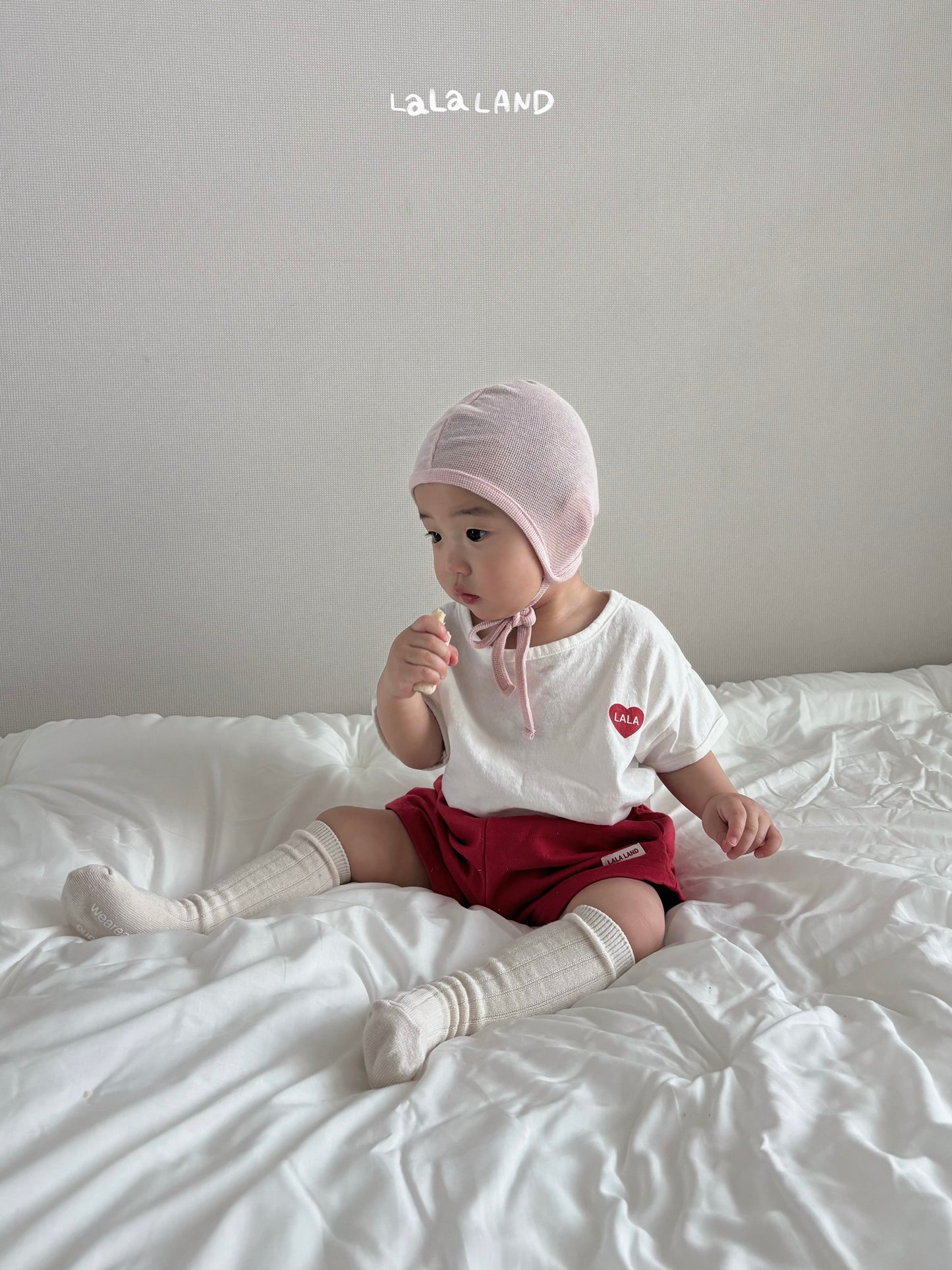 【PREORDER受付終了、ご希望はお問い合わせください。】25.Baby Heart Trim T-shirt
