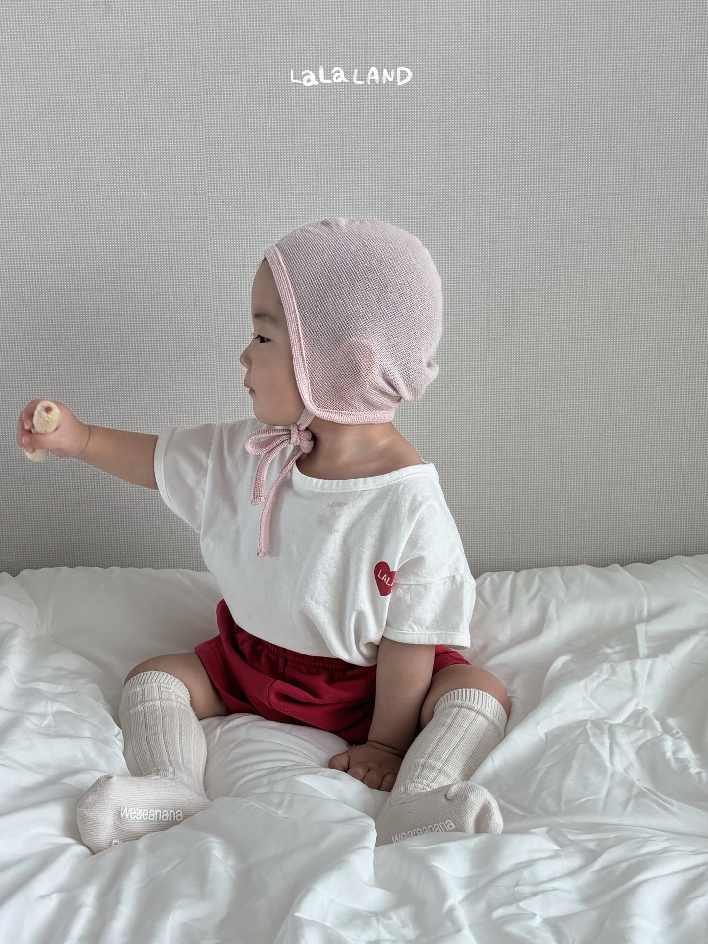 【PREORDER受付終了、ご希望はお問い合わせください。】3.Baby Summer Mesh Bonnet