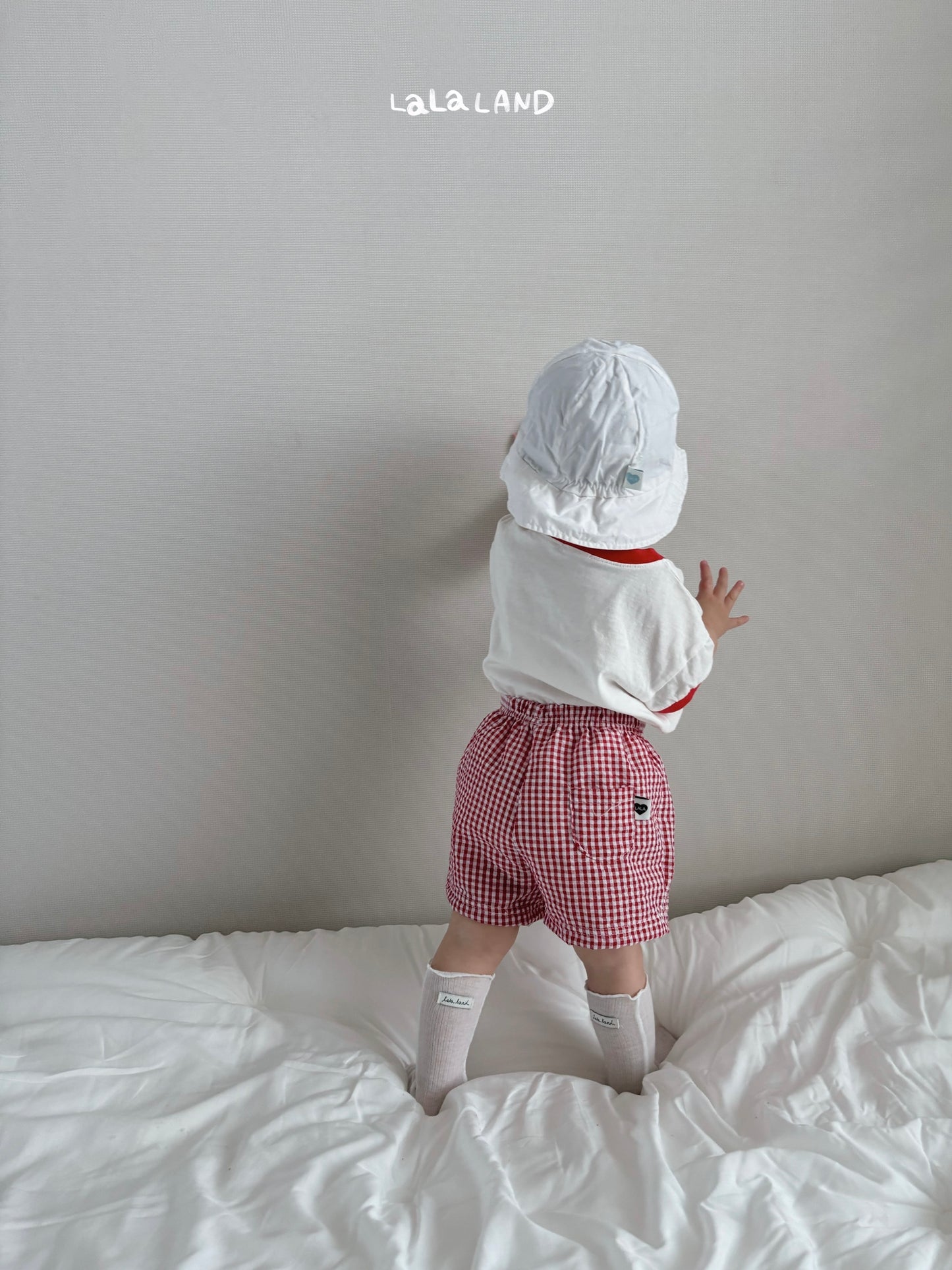 【PREORDER受付終了、ご希望はお問い合わせください。】42.Baby Seersucker Check Shorts