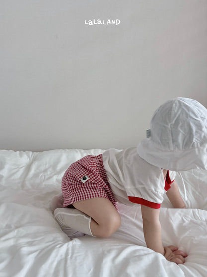 【PREORDER受付終了、ご希望はお問い合わせください。】42.Baby Seersucker Check Shorts