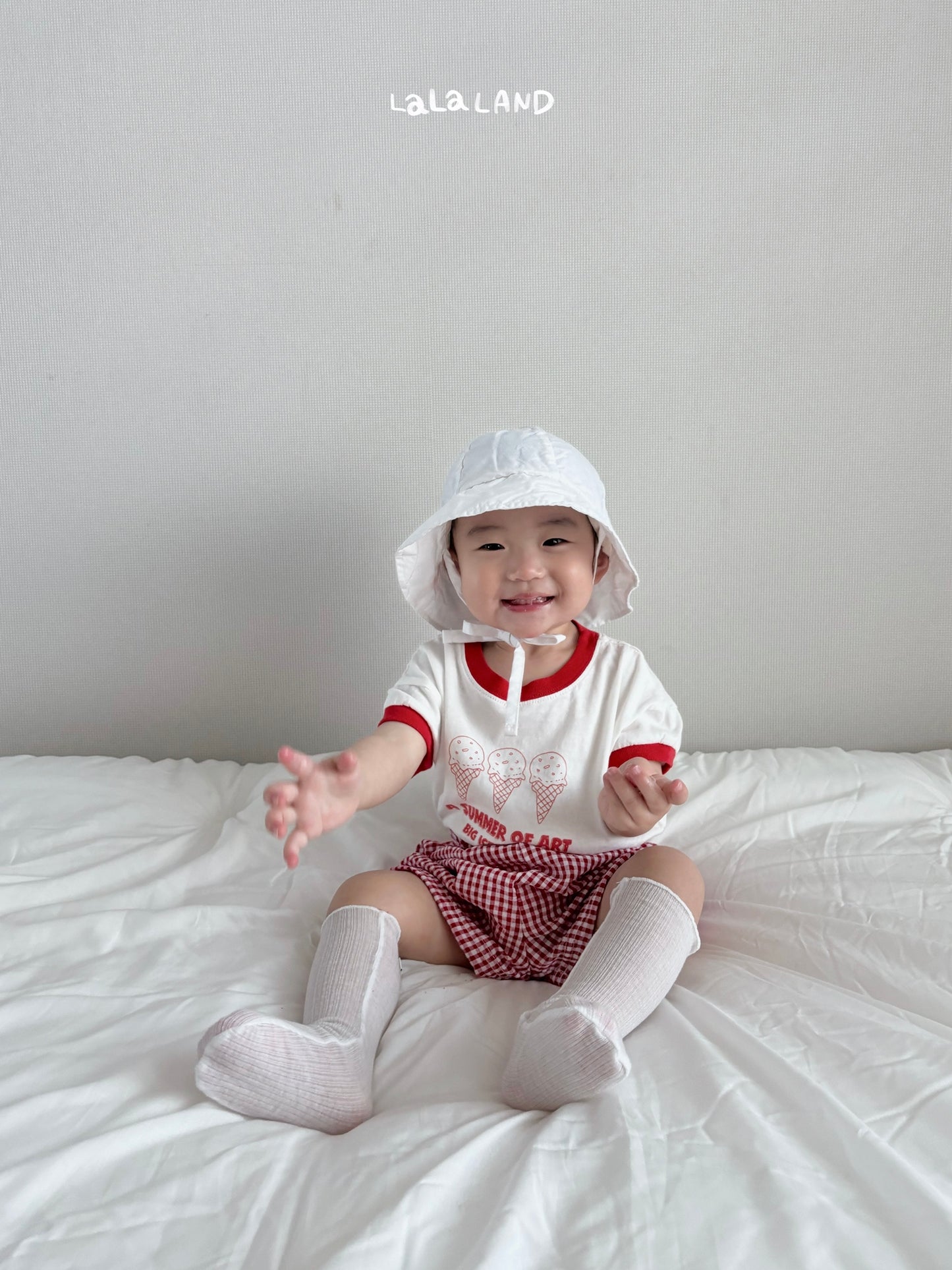 【PREORDER受付終了、ご希望はお問い合わせください。】42.Baby Seersucker Check Shorts