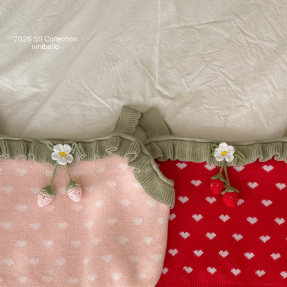Heart Berry Knit | ninibello