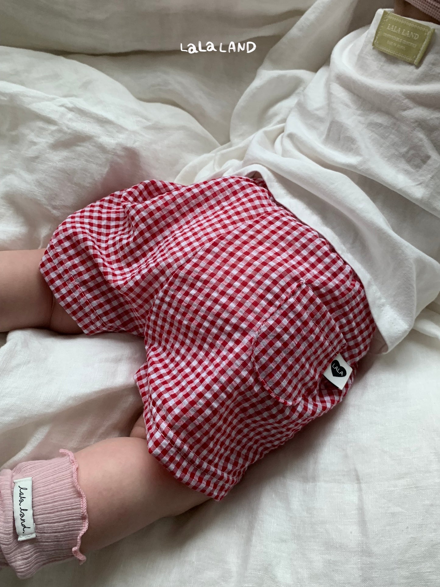 【PREORDER受付終了、ご希望はお問い合わせください。】42.Baby Seersucker Check Shorts