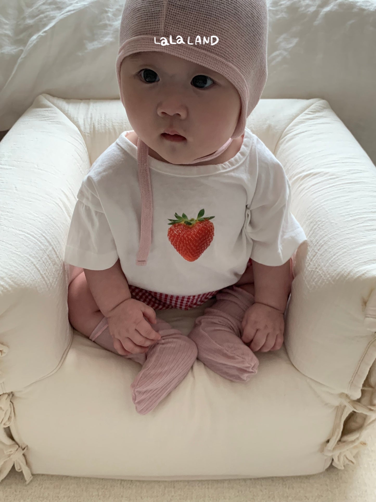 【PREORDER受付終了、ご希望はお問い合わせください。】3.Baby Summer Mesh Bonnet