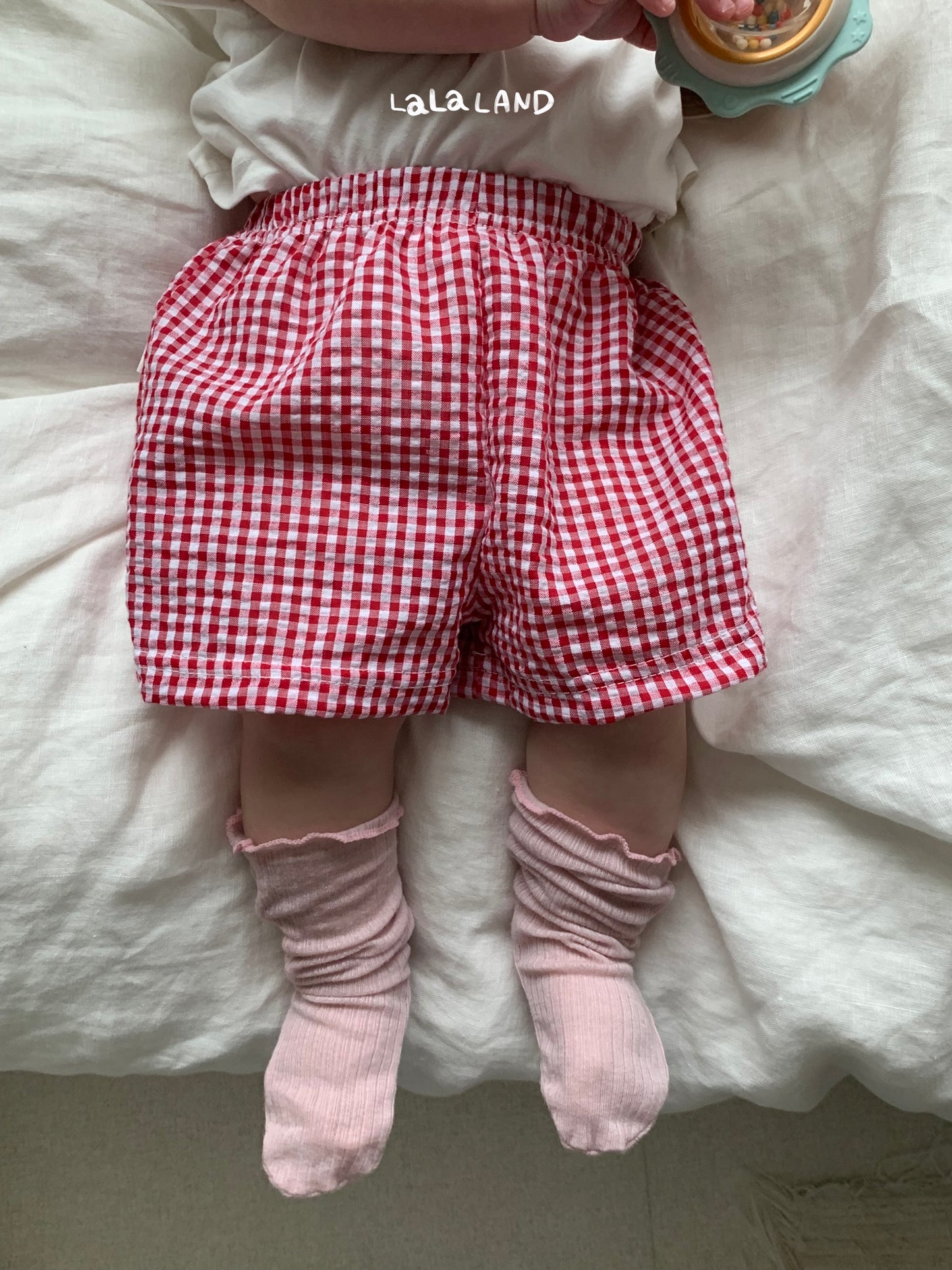 【PREORDER受付終了、ご希望はお問い合わせください。】42.Baby Seersucker Check Shorts