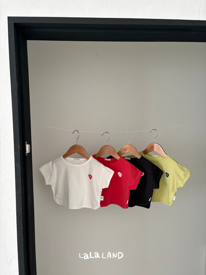 【PREORDER受付終了、ご希望はお問い合わせください。】25.Baby Heart Trim T-shirt