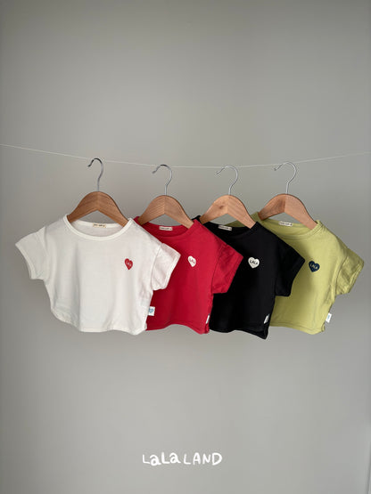 【PREORDER受付終了、ご希望はお問い合わせください。】25.Baby Heart Trim T-shirt