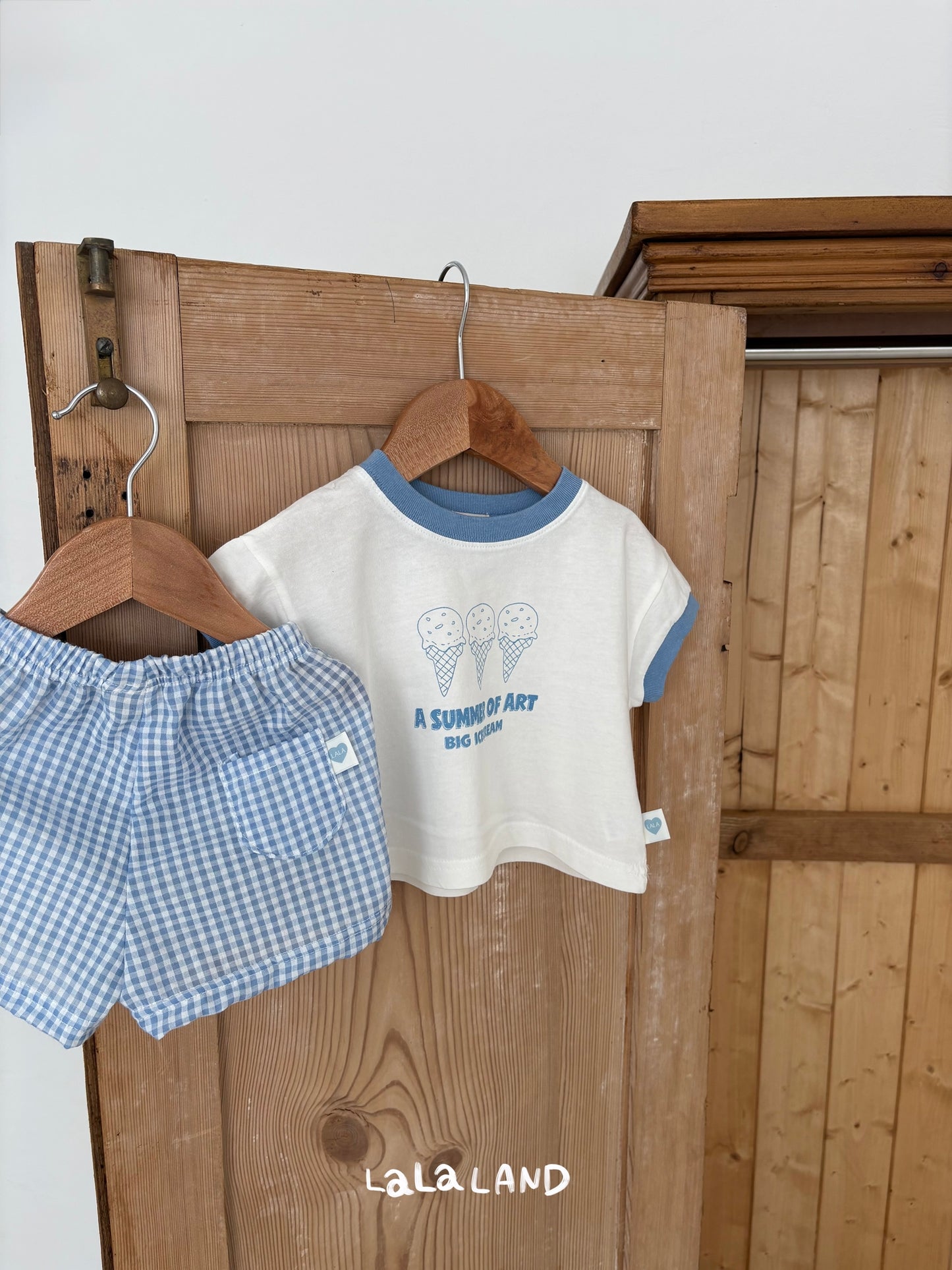 【PREORDER受付終了、ご希望はお問い合わせください。】42.Baby Seersucker Check Shorts