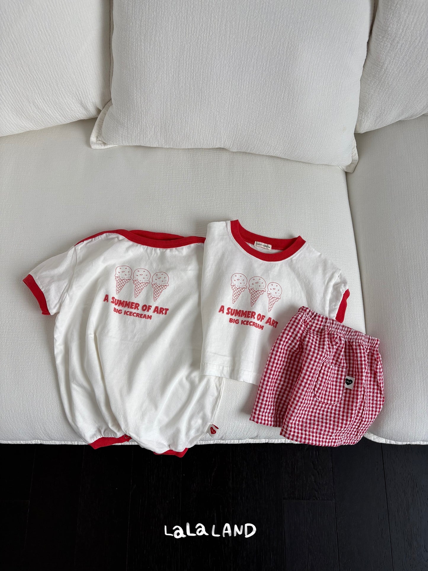 【PREORDER受付終了、ご希望はお問い合わせください。】42.Baby Seersucker Check Shorts