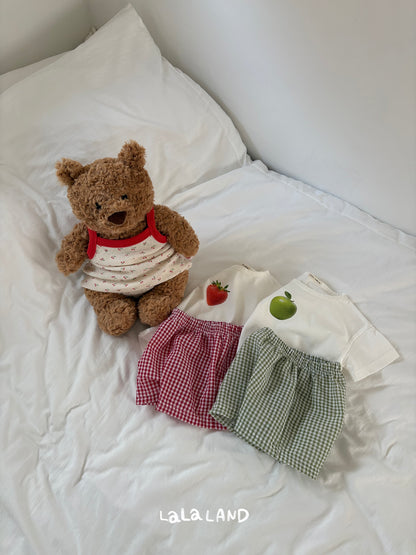 【PREORDER受付終了、ご希望はお問い合わせください。】42.Baby Seersucker Check Shorts