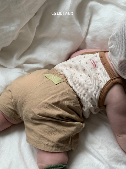 【PREORDER受付終了、ご希望はお問い合わせください。】41.Baby Pocket Cotton Shorts