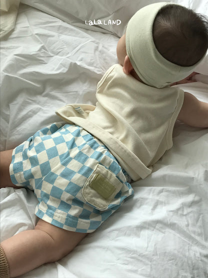 【PREORDER受付終了、ご希望はお問い合わせください。】37.Baby Checkerboard Shorts