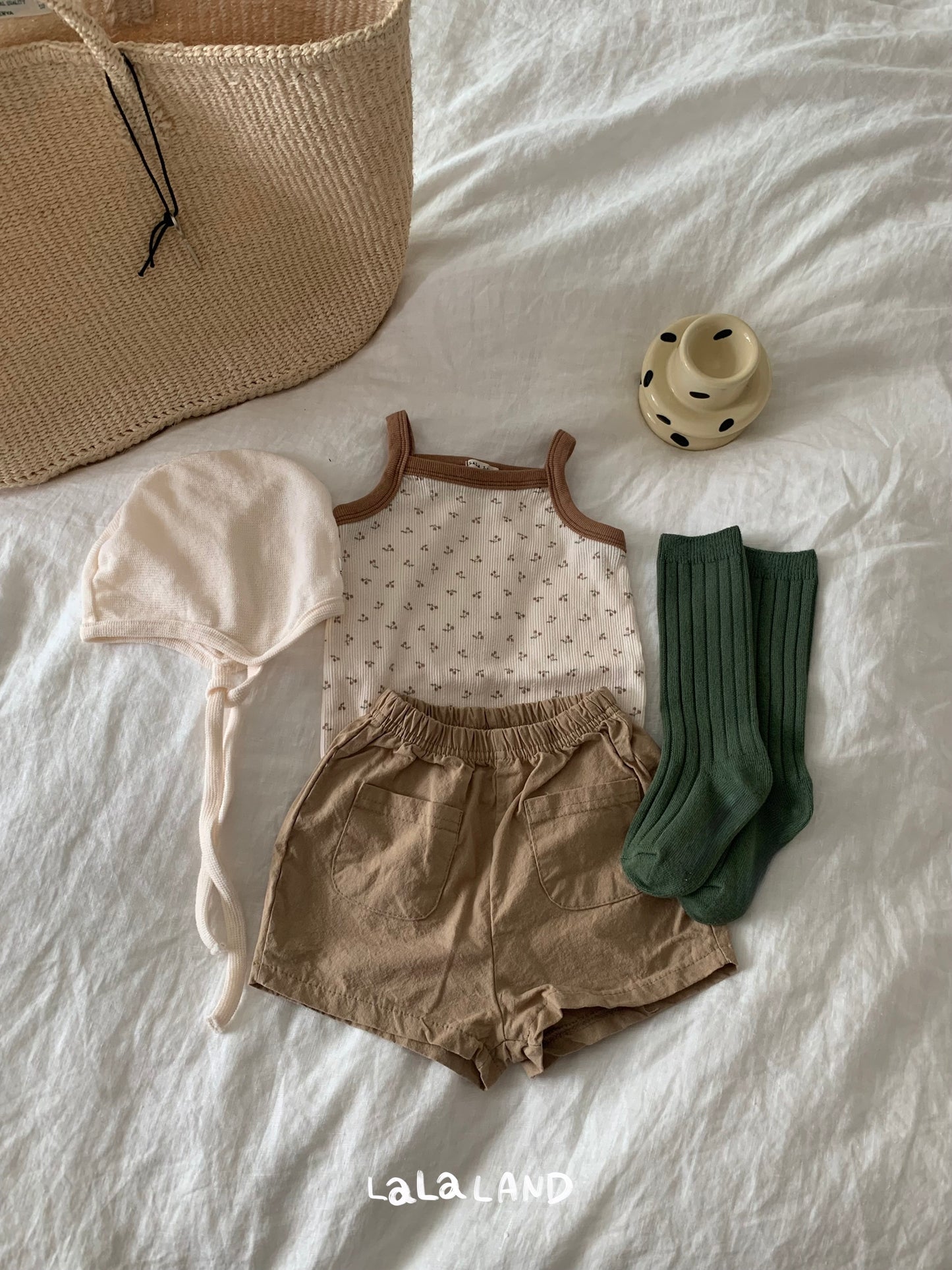 【PREORDER受付終了、ご希望はお問い合わせください。】3.Baby Summer Mesh Bonnet
