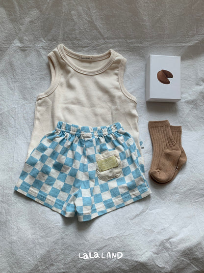 【PREORDER受付終了、ご希望はお問い合わせください。】37.Baby Checkerboard Shorts