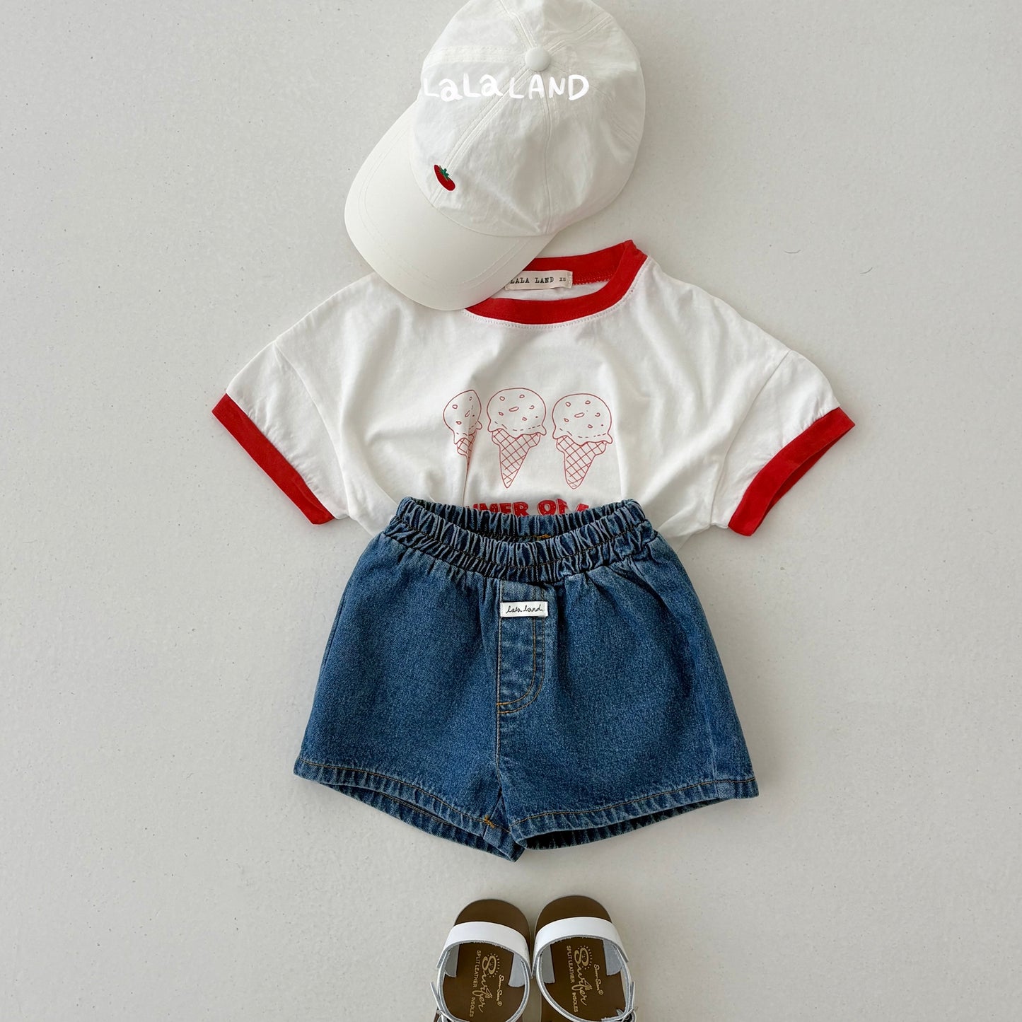 【PREORDER受付終了、ご希望はお問い合わせください。】65.Ice Cream Short Sleeve T-shirt