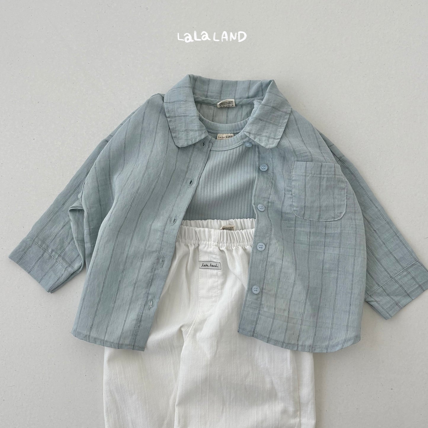 【PREORDER受付終了、ご希望はお問い合わせください。】48.Pencil Linen Shirt