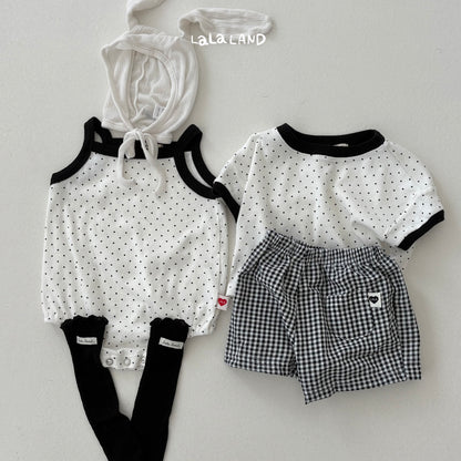 【PREORDER受付終了、ご希望はお問い合わせください。】13.Baby Heart Dot Suit