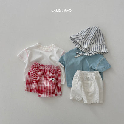 【PREORDER受付終了、ご希望はお問い合わせください。】30.Baby Color Block Point T-shirt