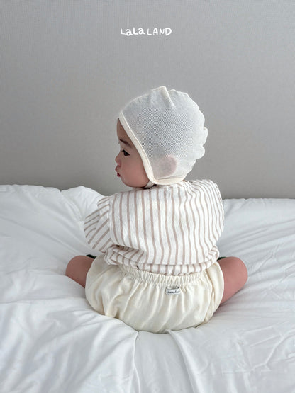 【PREORDER受付終了、ご希望はお問い合わせください。】3.Baby Summer Mesh Bonnet
