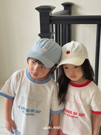 【PREORDER受付終了、ご希望はお問い合わせください。】65.Ice Cream Short Sleeve T-shirt