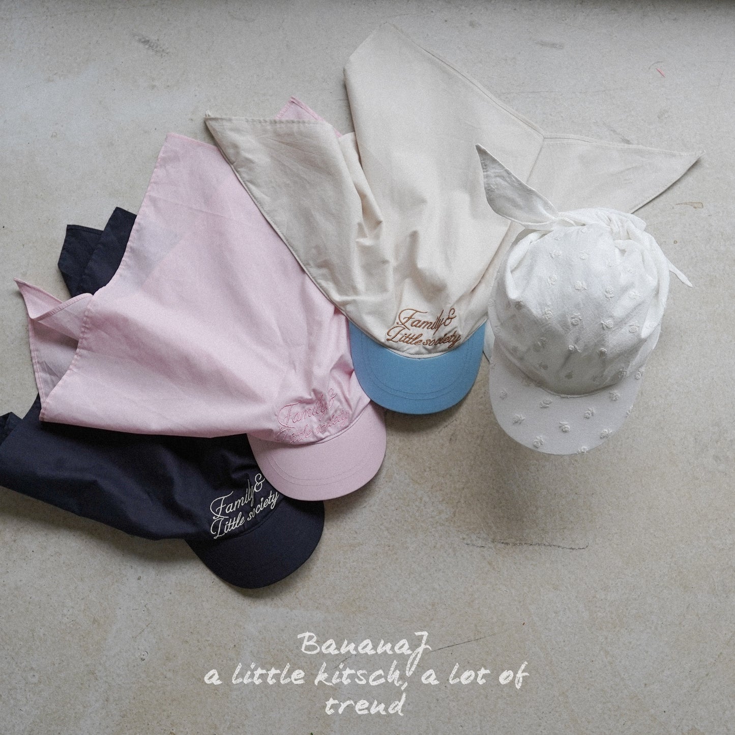 【PREORDER受付終了、ご希望はお問い合わせください。】1.Scarf Sun Cap