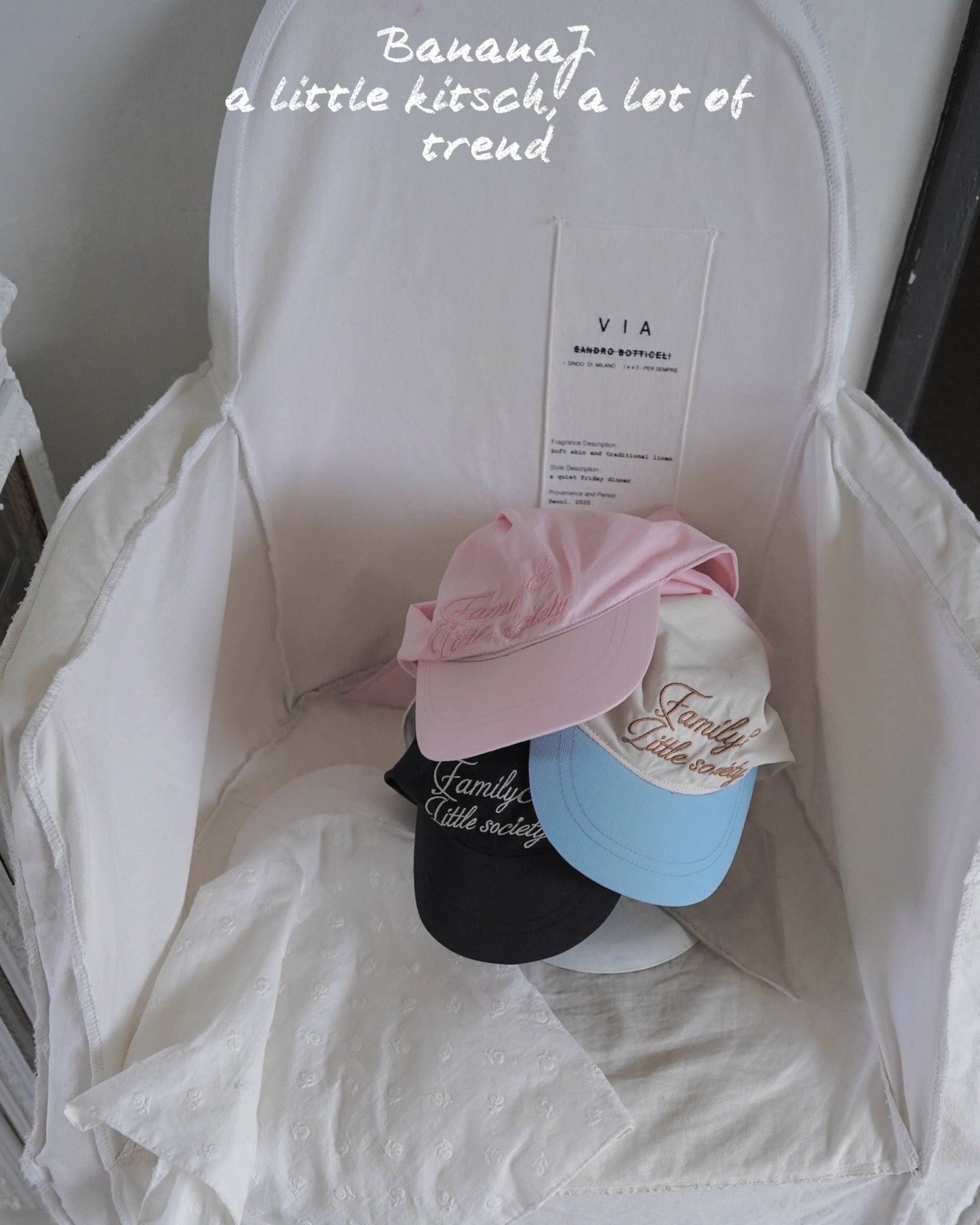 【PREORDER受付終了、ご希望はお問い合わせください。】1.Scarf Sun Cap