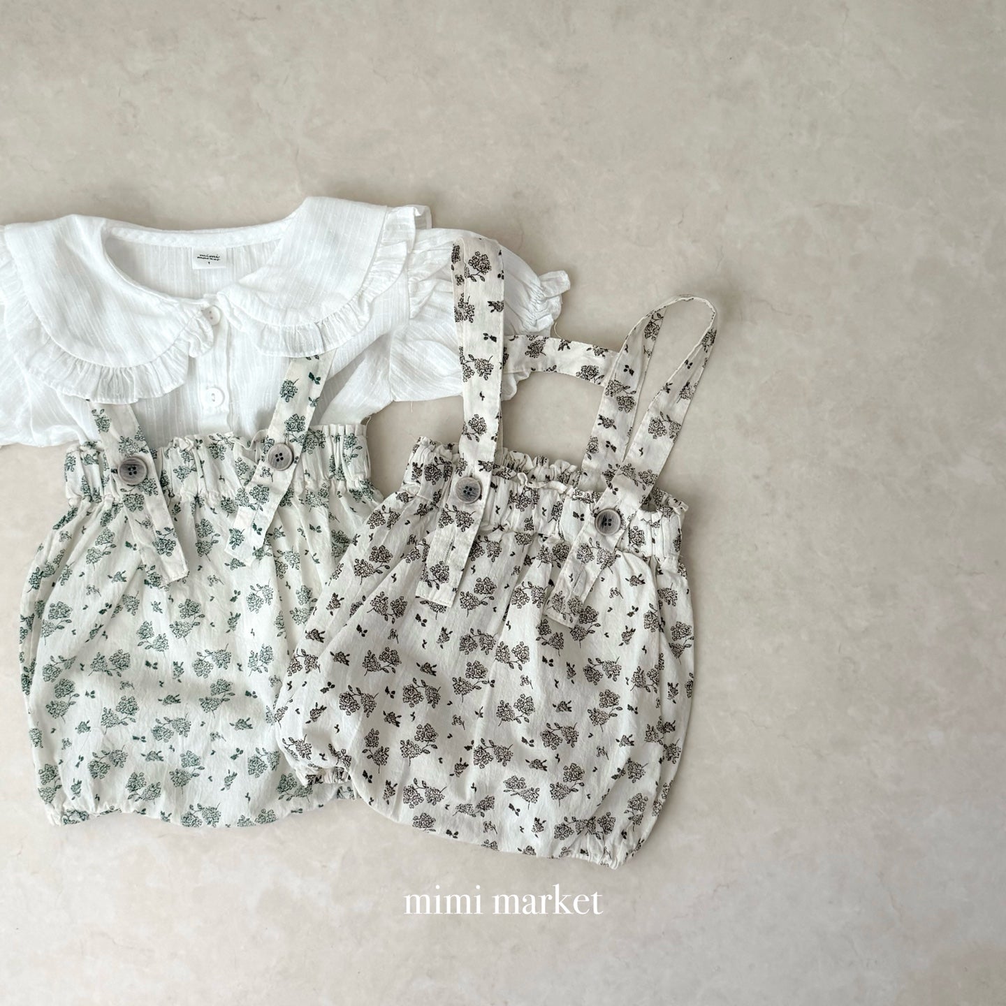 【期間限定 PRE-ODER】10.Odi Balloon Suspender Pants