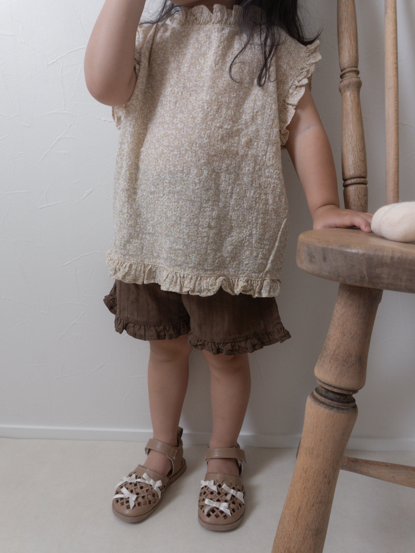 【期間限定 PRE-ODER】7.Rine Frill Sleeveless Top