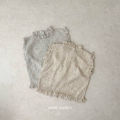 【期間限定 PRE-ODER】7.Rine Frill Sleeveless Top