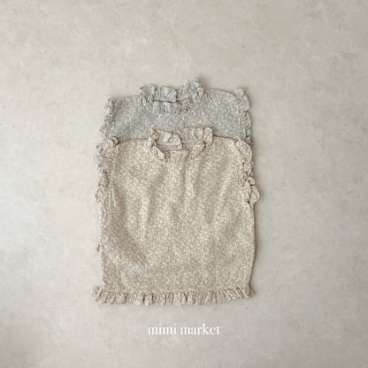 【期間限定 PRE-ODER】7.Rine Frill Sleeveless Top