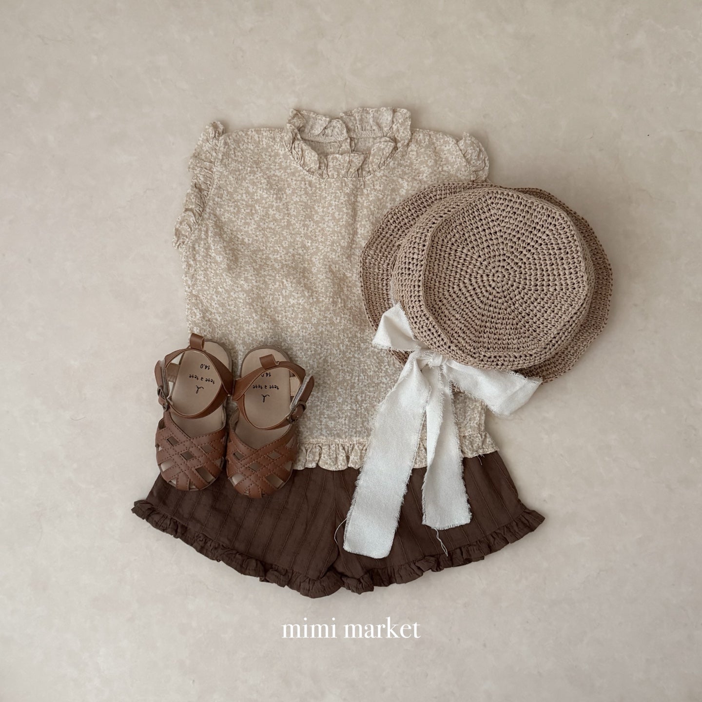 【期間限定 PRE-ODER】7.Rine Frill Sleeveless Top