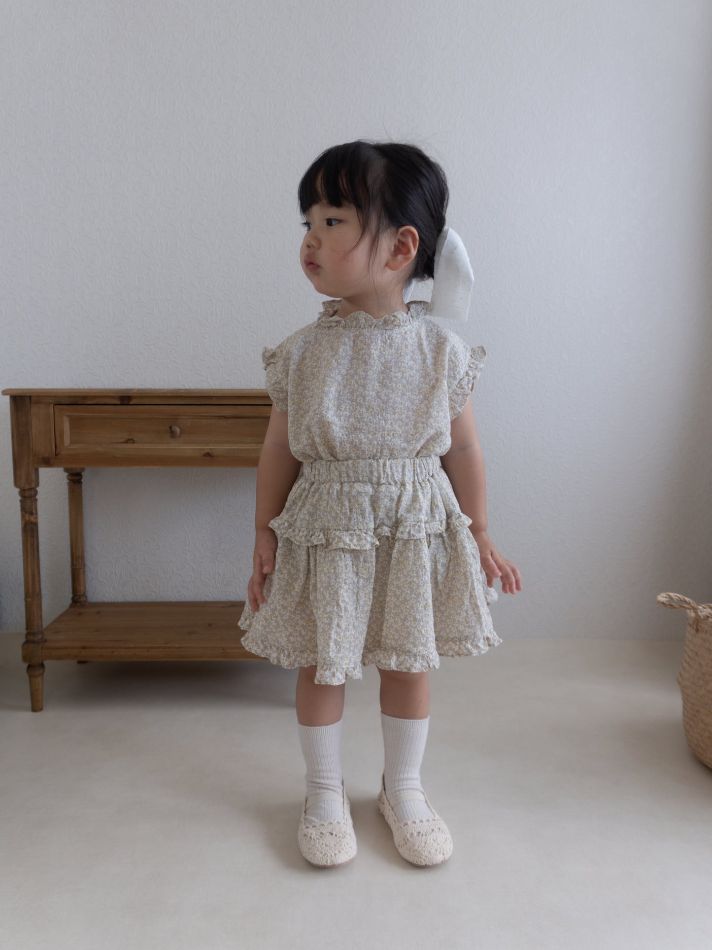 【期間限定 PRE-ODER】7.Rine Frill Sleeveless Top
