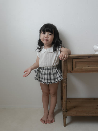 【期間限定 PRE-ODER】15.Sleeveless Collar Blouse