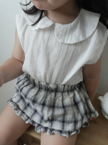 【期間限定 PRE-ODER】15.Sleeveless Collar Blouse
