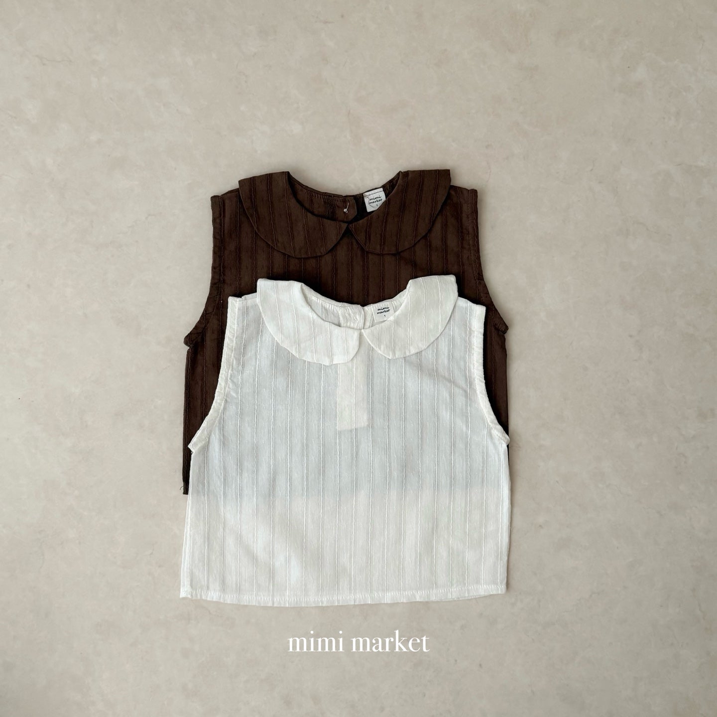 【期間限定 PRE-ODER】15.Sleeveless Collar Blouse