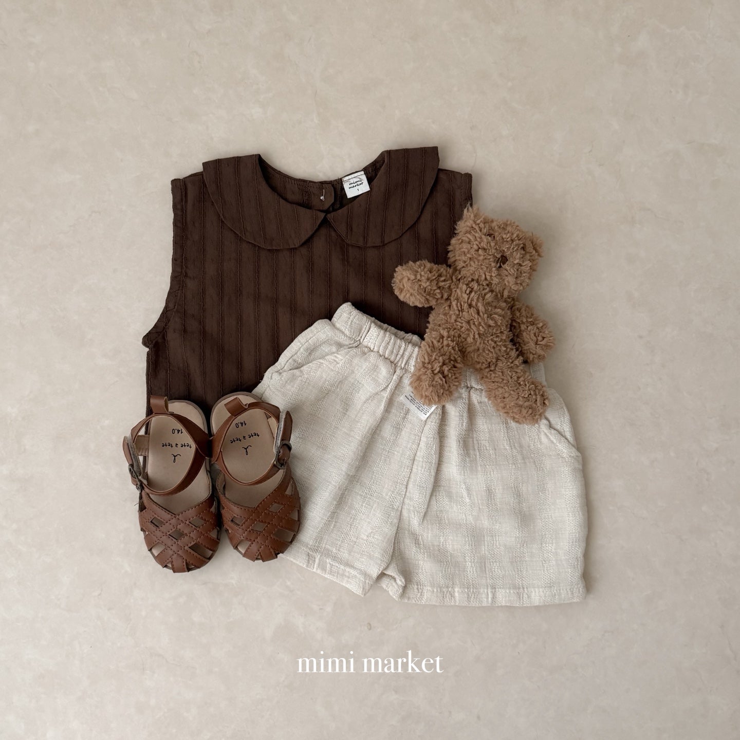【期間限定 PRE-ODER】15.Sleeveless Collar Blouse
