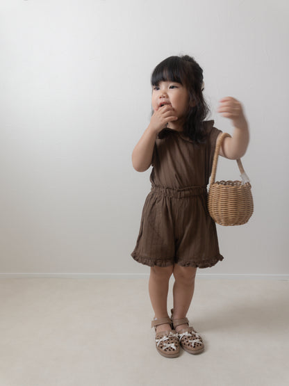 【期間限定 PRE-ODER】15.Sleeveless Collar Blouse