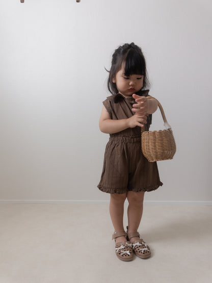 【期間限定 PRE-ODER】15.Sleeveless Collar Blouse