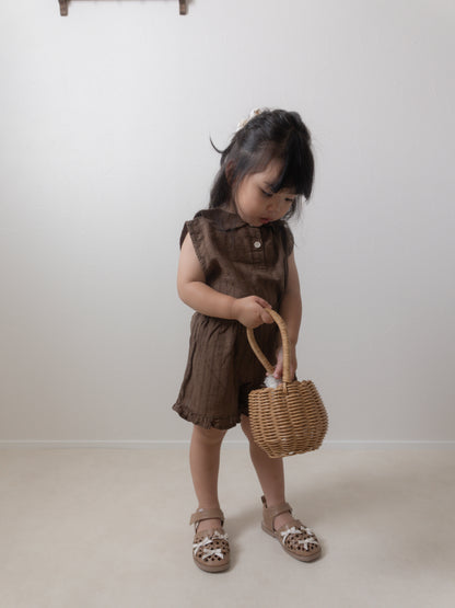 【期間限定 PRE-ODER】15.Sleeveless Collar Blouse