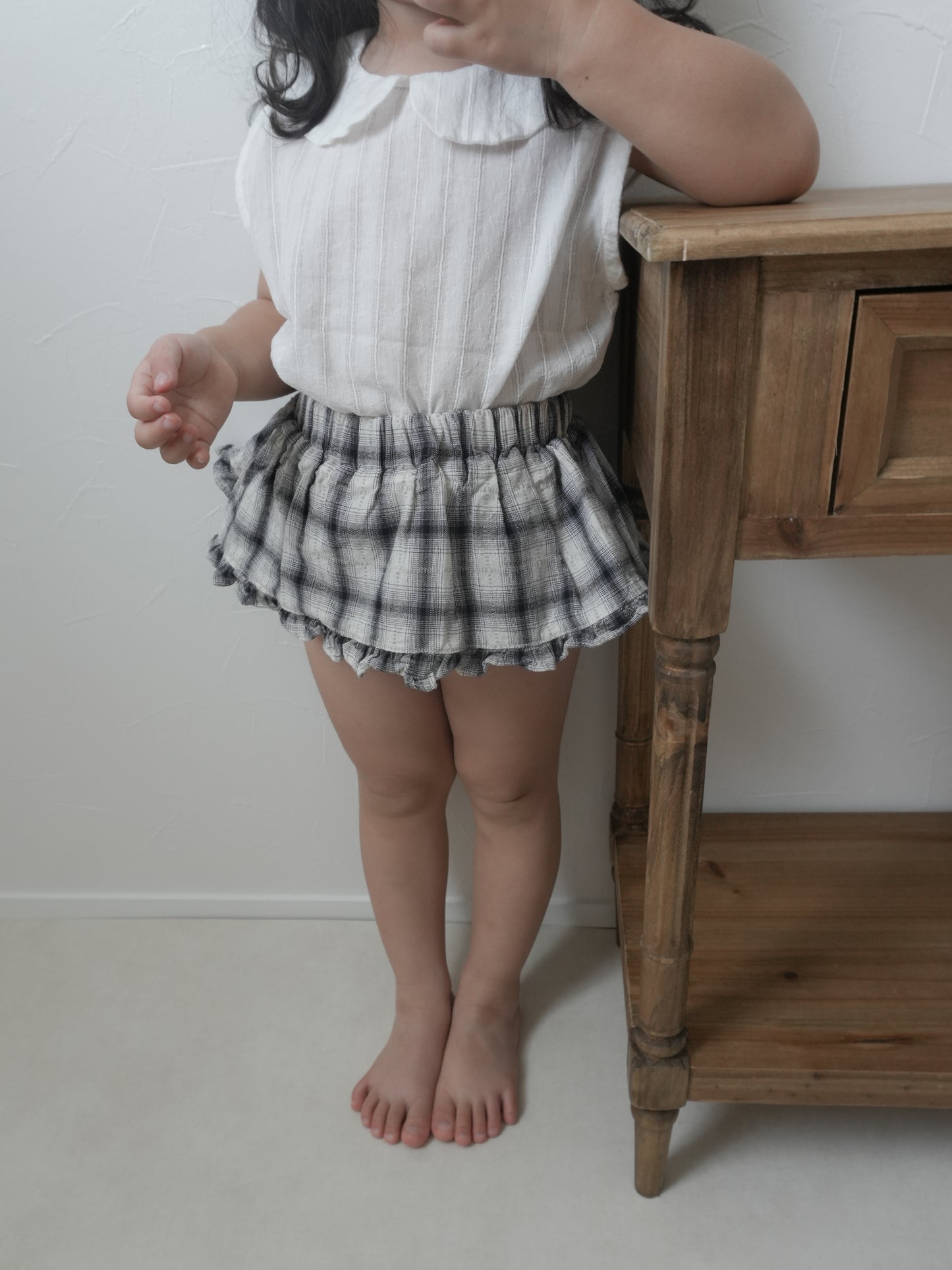 【期間限定 PRE-ODER】15.Sleeveless Collar Blouse