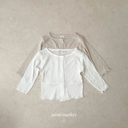 【期間限定 PRE-ODER】18.Ribbed Cardigan