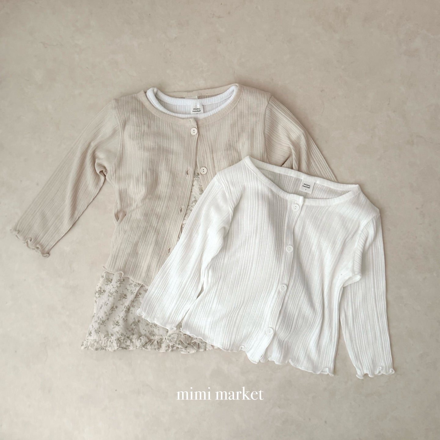 【期間限定 PRE-ODER】18.Ribbed Cardigan