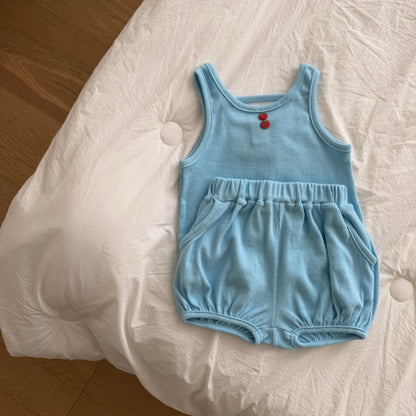 【PRE-ODER 10%OFF 〆6.30(火)】8.Tomato Button Sleeveless Tee