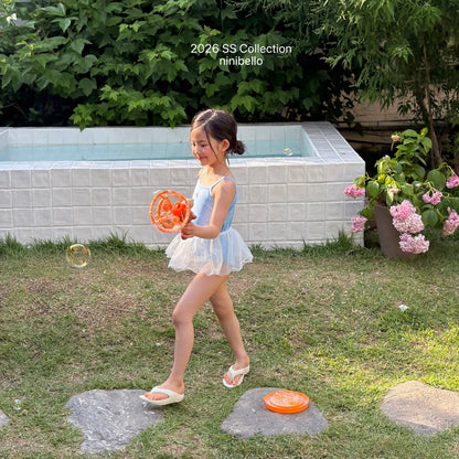 【PRE-ODER 10%OFF 〆6.30(火)】20.ACC) Candy Dot Swimwear (Bonnet Set)